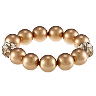 Carolee Clear Crystal Stone Stretch Bracelet