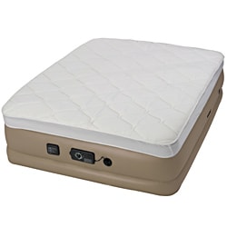 Instabed Raised Pillow Top Queen-size Airbed with NeverFlat Pump