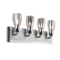 Alternating Current Chroman Empire 4-light Chrome Bath Fixture