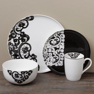 Tabletops Unlimited Satin 16-piece Dinnerware Set