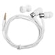 INSTEN White/ Silver 3.5mm In-Ear Stereo Headset