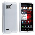 BasAcc Clear White Silicone Skin Case for Motorola Droid Bionic XT875