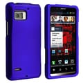 BasAcc Blue Snap-on Rubber Coated Case for Motorola Droid Bionic XT875