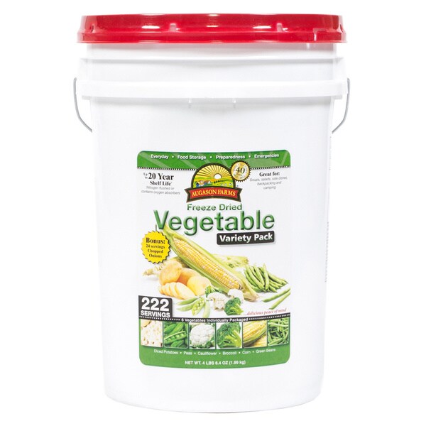 Augason Farms' Freeze Dried Vegetable Variety Pack