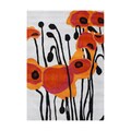 Alliyah Hand Made Tufted Pencil Grey Tulip Flower New Zealand Blend Wool Rug 9' x 12'
