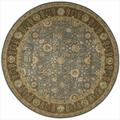 Hand-tufted Nourison 3000 Blue Rug (8' Round)