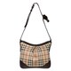Burberry 3690370 Medium Haymarket Check Crossbody Bag (As Is Item)