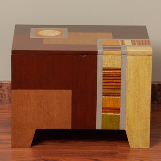 Compare Price Simon Wood Storage Chest (Peru)