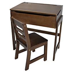 [1] Child's Slanted Top Desk with Chair