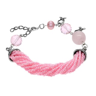 Pink Breast Cancer Awareness Bracelet (Guatemala)
