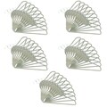 ClutterFREE Ivory Cascade Hangers (50 Count)