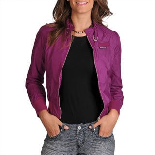 Members Only Women's New Fitted Racer Jacket-Image