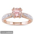Miadora Sterling Silver 1/5ct TDW Diamond Engagement Ring (G-H, I1-I2)