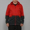 Rip Curl Men's 'Centerfold' Dark Red Fleece Hoodie Jacket