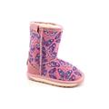 Emu Australia Girl's 'Wallaby Printed' Regular Suede Boots