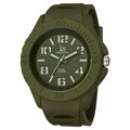Joshua & Sons Men's Silicon Luminous Swiss Quartz Sport Watch