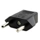 INSTEN Black US to EU Plug Adapter