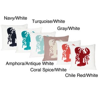 Louie Lobster Towel Stitch Pillow