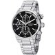Maurice Lacroix Men's 'Pontos' Black Dial Stainless Steel Watch