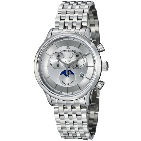 Maurice Lacroix Men's 'Les Classiques' Stainless Steel Quartz Watch