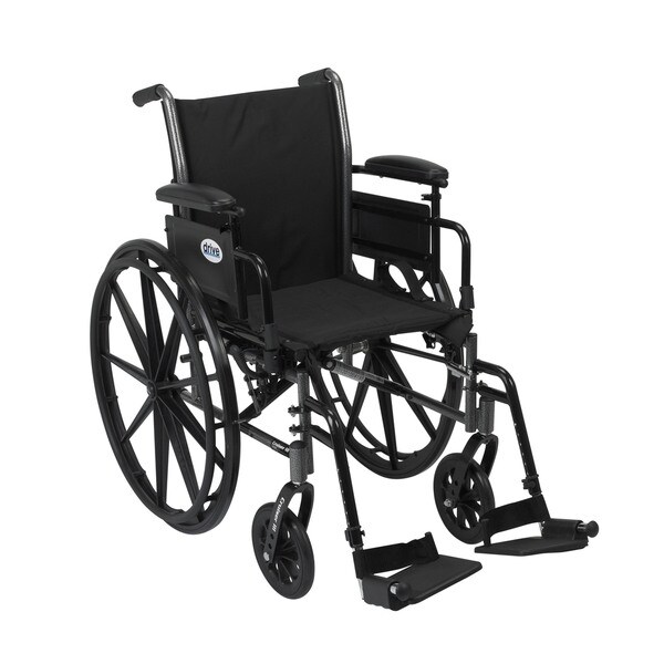 Drive Medical K316ADDA-SF Cruiser III Lightweight Dual Axle Wheelchair