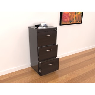 Inval Three Drawer File Cabinet