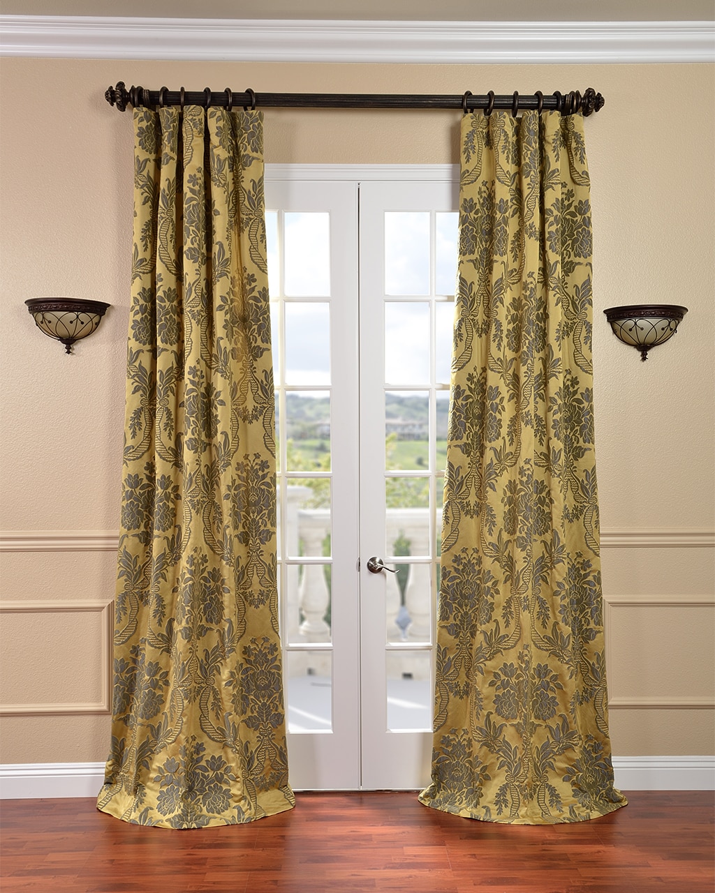 Damask Curtains - Overstock Shopping - Stylish Drapes.