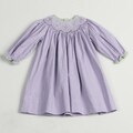 Petit Ami Toddler Girl's Purple Checkered Dress