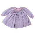 Petit Ami Newborn Girl's Pink Dress Top and Pants