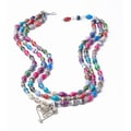 Handcrafted Recycled Paper Beads Heart Tribal Necklace (Kenya)