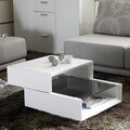 Mona High-Gloss Expandable Coffee Table