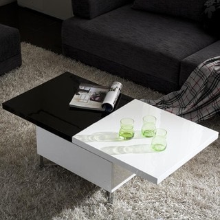 Sheela High-Gloss Extendable Coffee Table