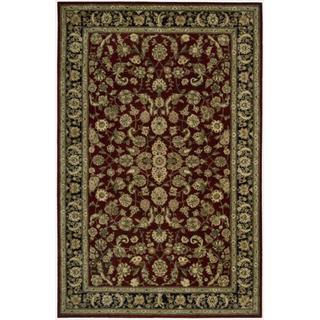 Online Specials  Nourison 2000 Hand-tufted Burgundy Tabriz Rug (5'6 x 8'6)