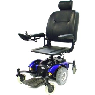 Intrepid Blue Mid-Wheel Power Wheelchair