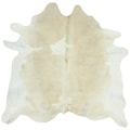 Hand-picked Brazilian Metallic Natural Cowhide Rug (5' x 7')