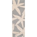 Somerset Bay Hand-tufted Moseis Grey Beach Inspired Wool Rug (2'6 x 8')