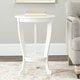 Safavieh Cape Cod Cream Pedestal Side Table