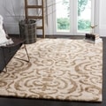 Ultimate Cream/ Beige Shag Rug (9'6 x 13')