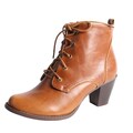 Blossom by Beston Women's 'Niche-1' Lace-up Ankle Boots