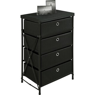 Altra Black Four Bin Vertical Storage