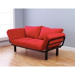 Great Prices Eli Spacely Multi-Flex Daybed Lounger in Black Metal and Posh Rose and Pilllows Set