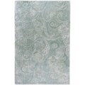 Candice Olson Hand-tufted Robert Grey Paisley Print Wool Rug (2' x 3')