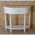 International Caravan Antique White Table