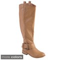 Hailey Jeans Co. Women's 'Blake' Buckle Detail Round Toe Boot