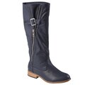 Hailey Jeans Co. Women's 'Karen' Round Toe Buckle Detail Boots