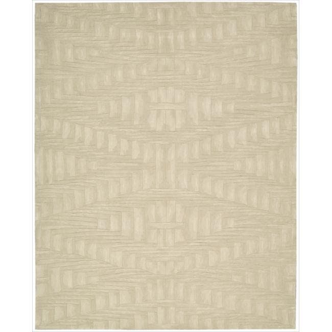 Find Shop Nourison Hand-tufted Moda Cream Rug (7'6 x 9'6)