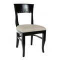 Biedermier Black Chairs (Set of 2)