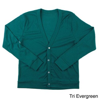American Apparel Youth Tri-Blend Ribbed Cardigan