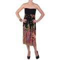 Journee Collection Juniors Banded Waist Printed Maxi Skirt