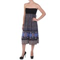 Journee Collection Juniors Banded Waist Printed Maxi Skirt